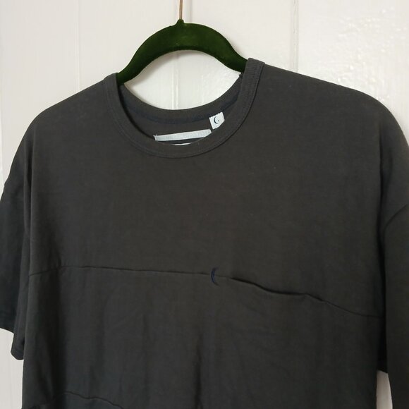 Mellow People T-Shirt Top Short Sleeve Cut & Sewn Men's Size 1 Gray Cotton Japan - Picture 7 of 13
